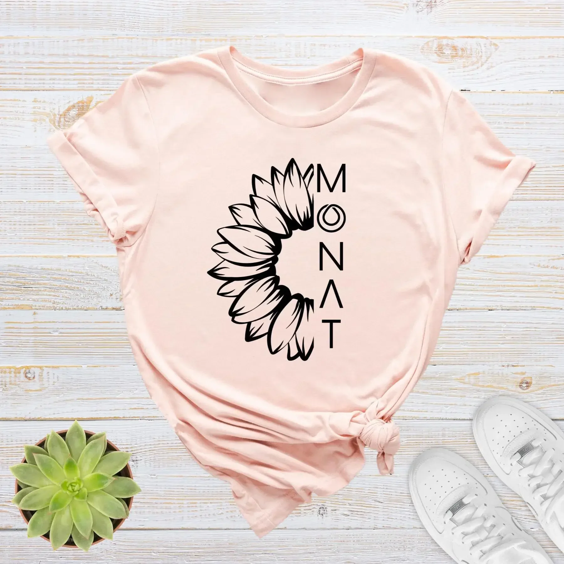 Hair Care Logo - Koszulka MonaT, szampon do pielęgnacji włosów