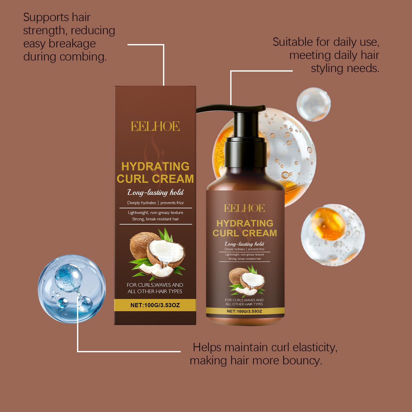 Krem do stylizacji kręconych w – Hair Care Long Hair recenzja i cena