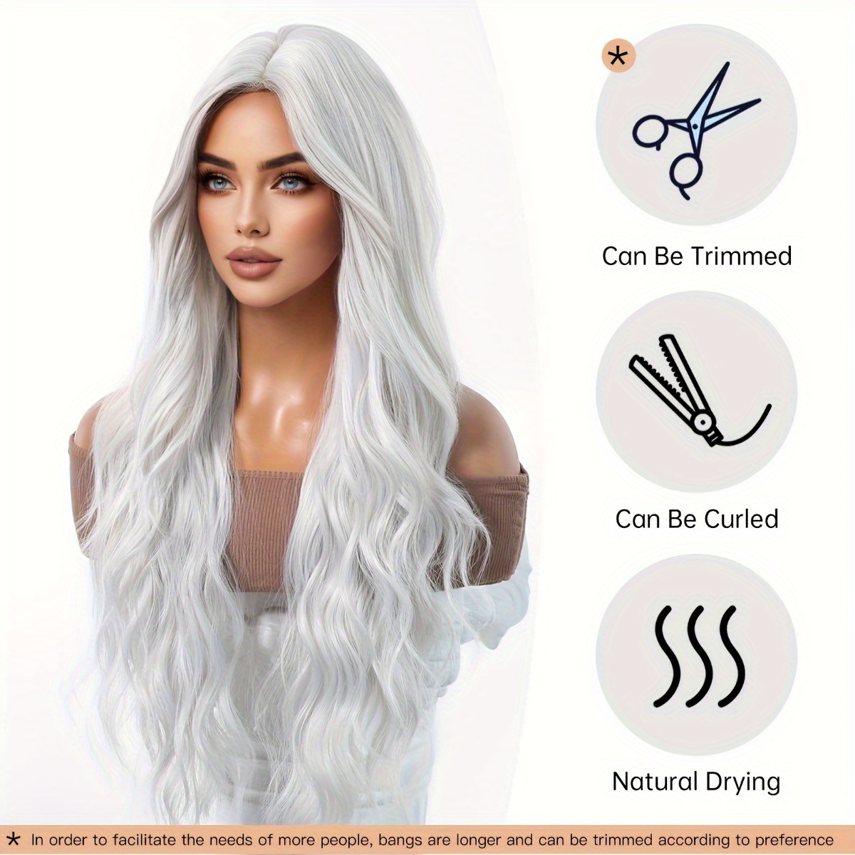 Peruka z włókna syntetycznego  – Hair Care Long Hair recenzja i cena