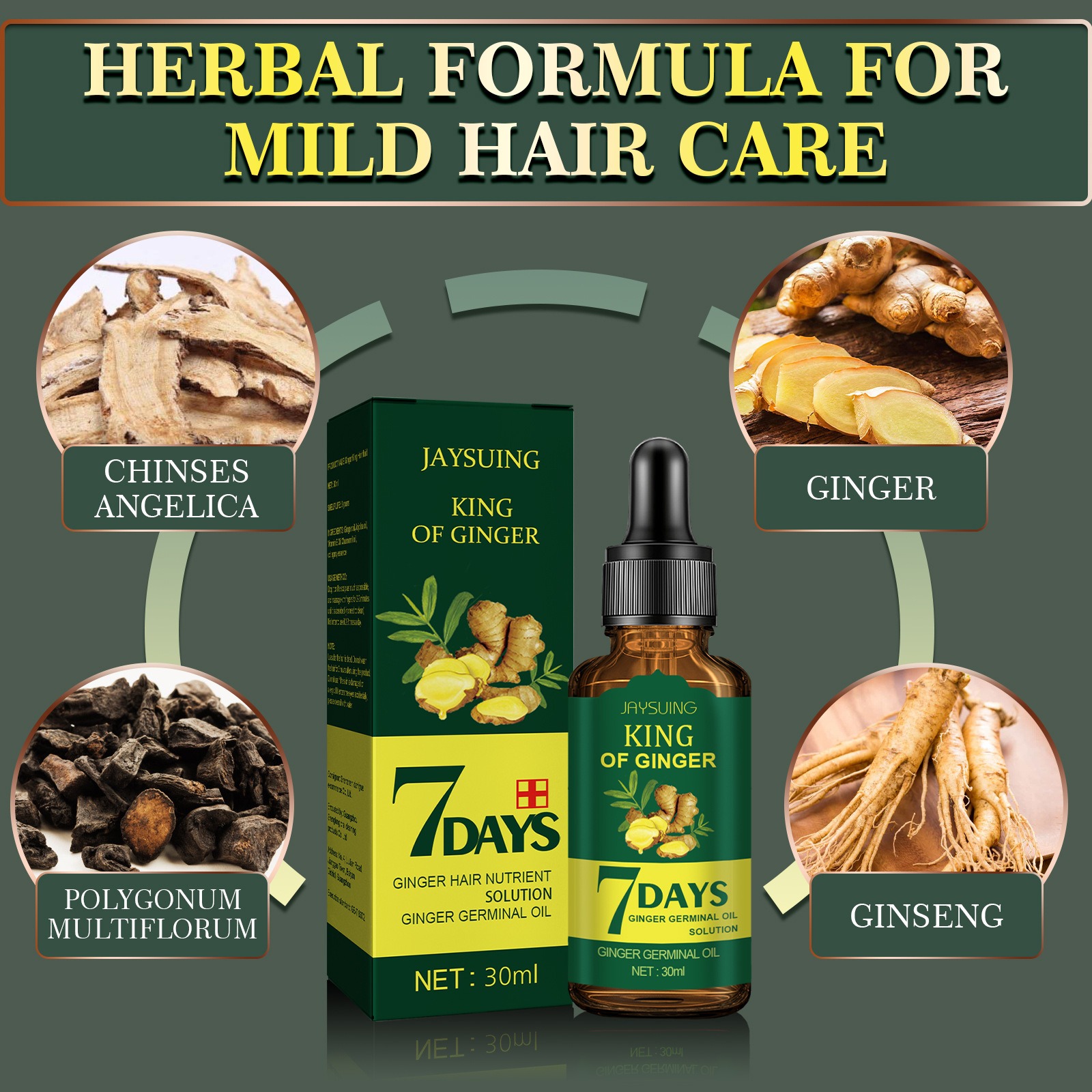 Imbirowa esencja do włosów Zap – Hair Care Gisou recenzja i cena