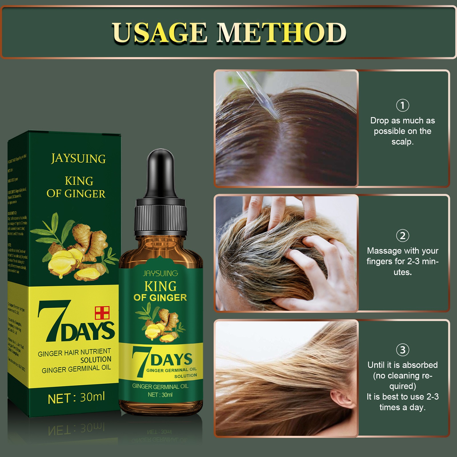Imbirowa esencja do włosów Zap – Hair Care Gisou recenzja i cena