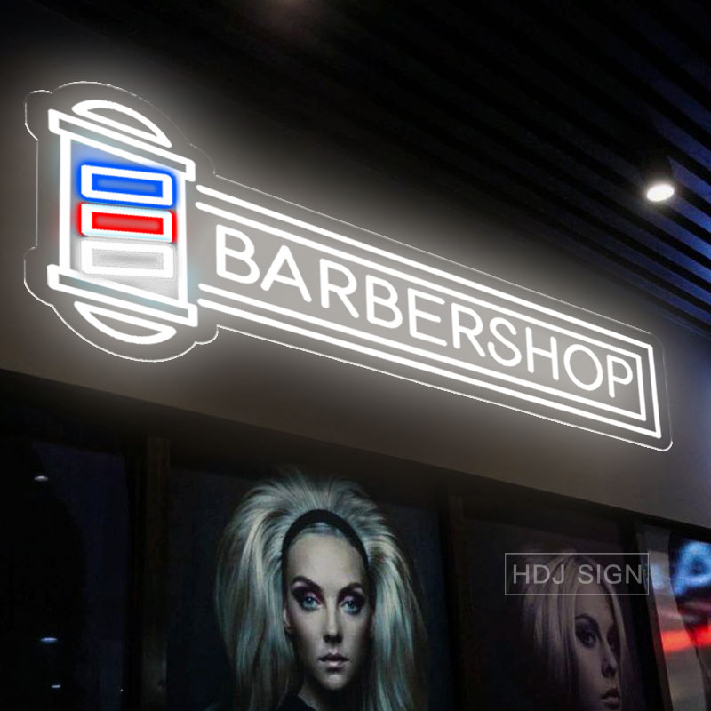 Neonowy znak do salonu fryzjer – Hair Care Logo recenzja i cena